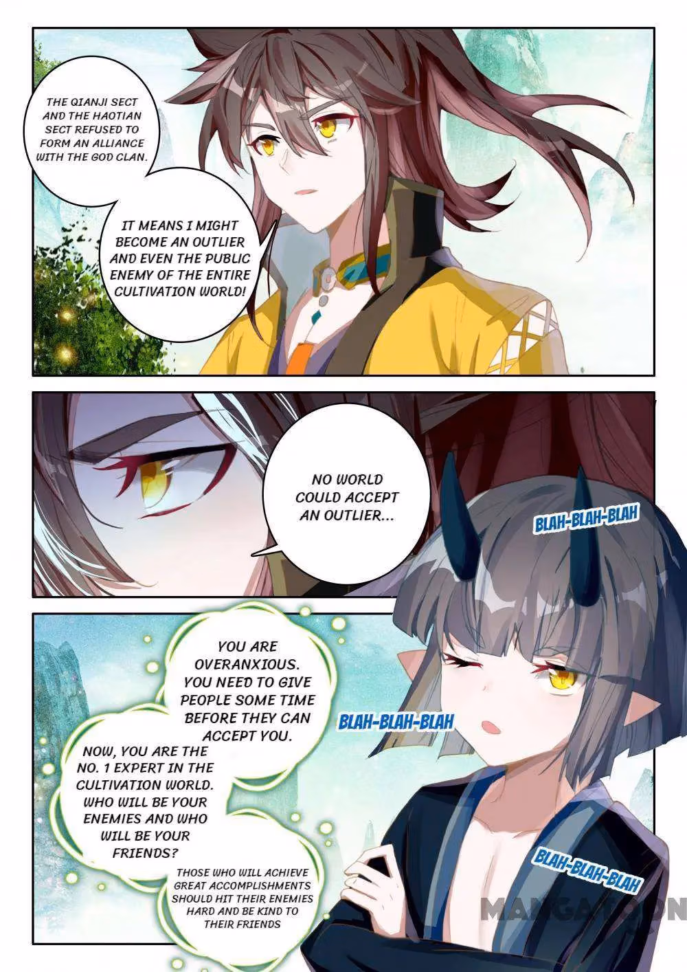Read The Divine Punished One chapter 265 image 3 on Lezhin