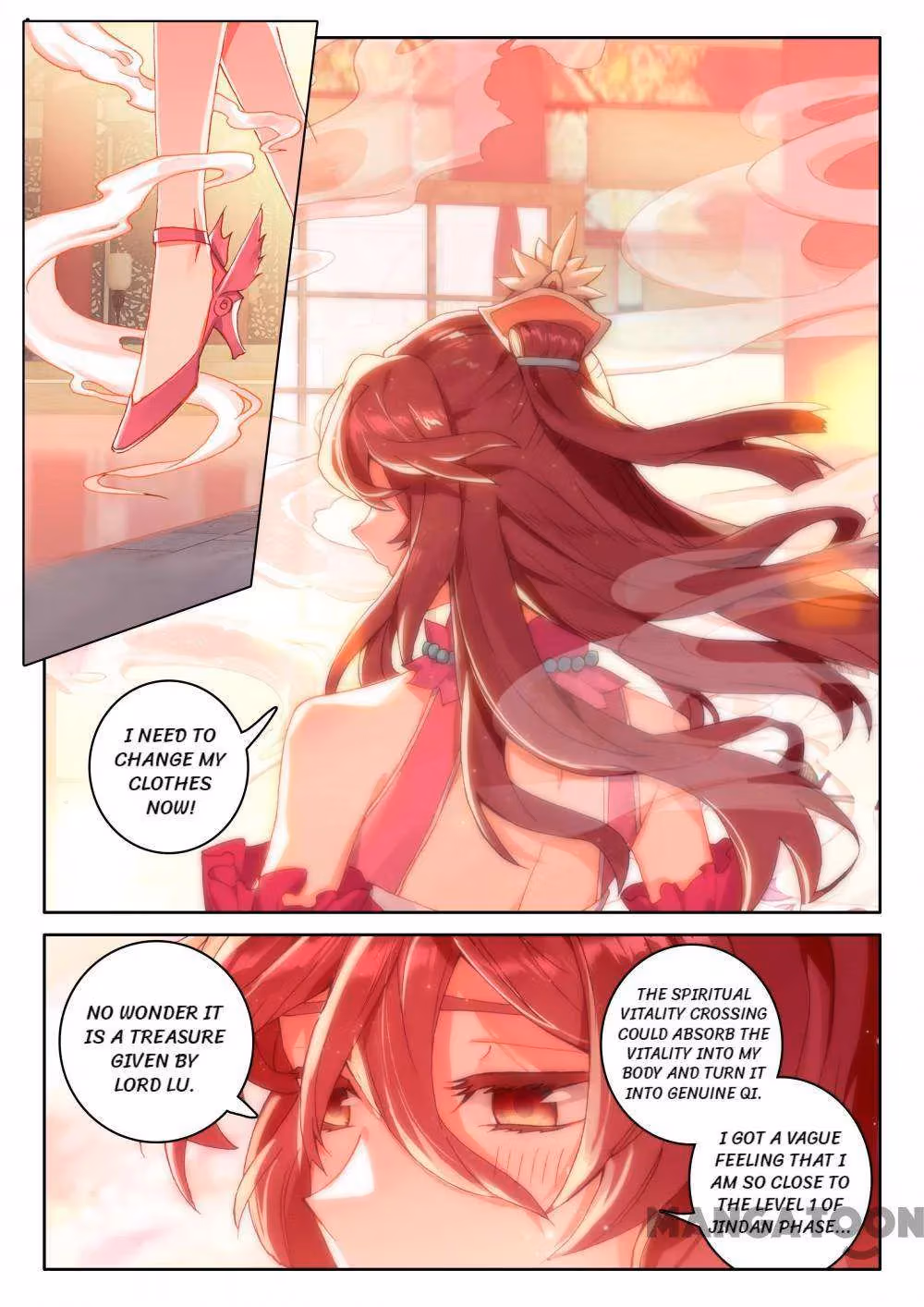 Read The Divine Punished One chapter 266 image 4 on Lezhin