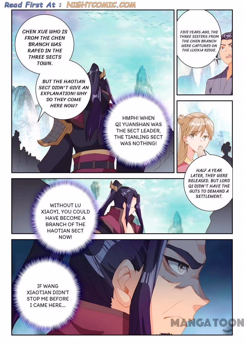 Read The Divine Punished One chapter 267 image 3 on Lezhin