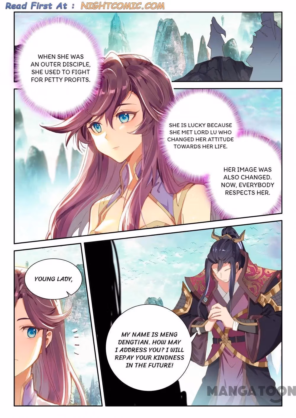 Read The Divine Punished One chapter 267 image 6 on Lezhin