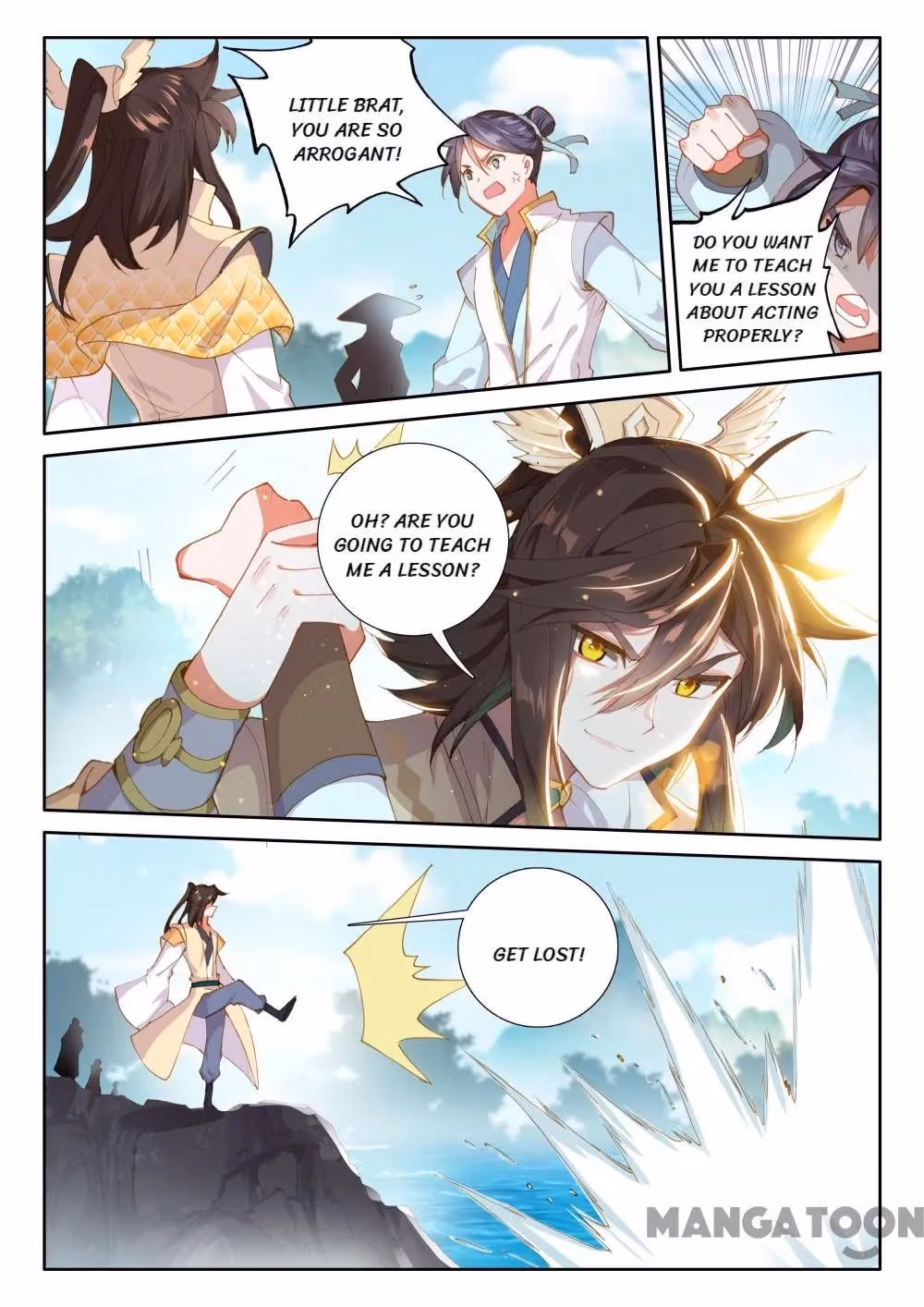 Read The Divine Punished One chapter 274 image 1 on Lezhin