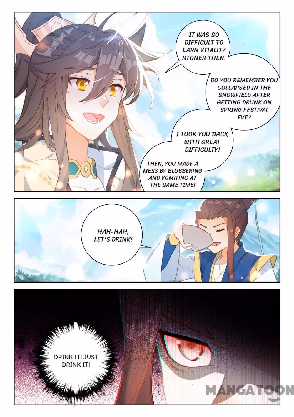 Read The Divine Punished One chapter 276 image 3 on Lezhin