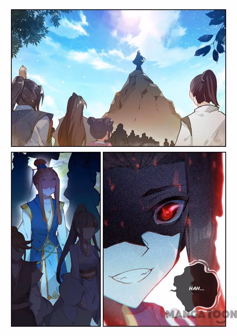 Read The Divine Punished One chapter 281 image 5 on Lezhin