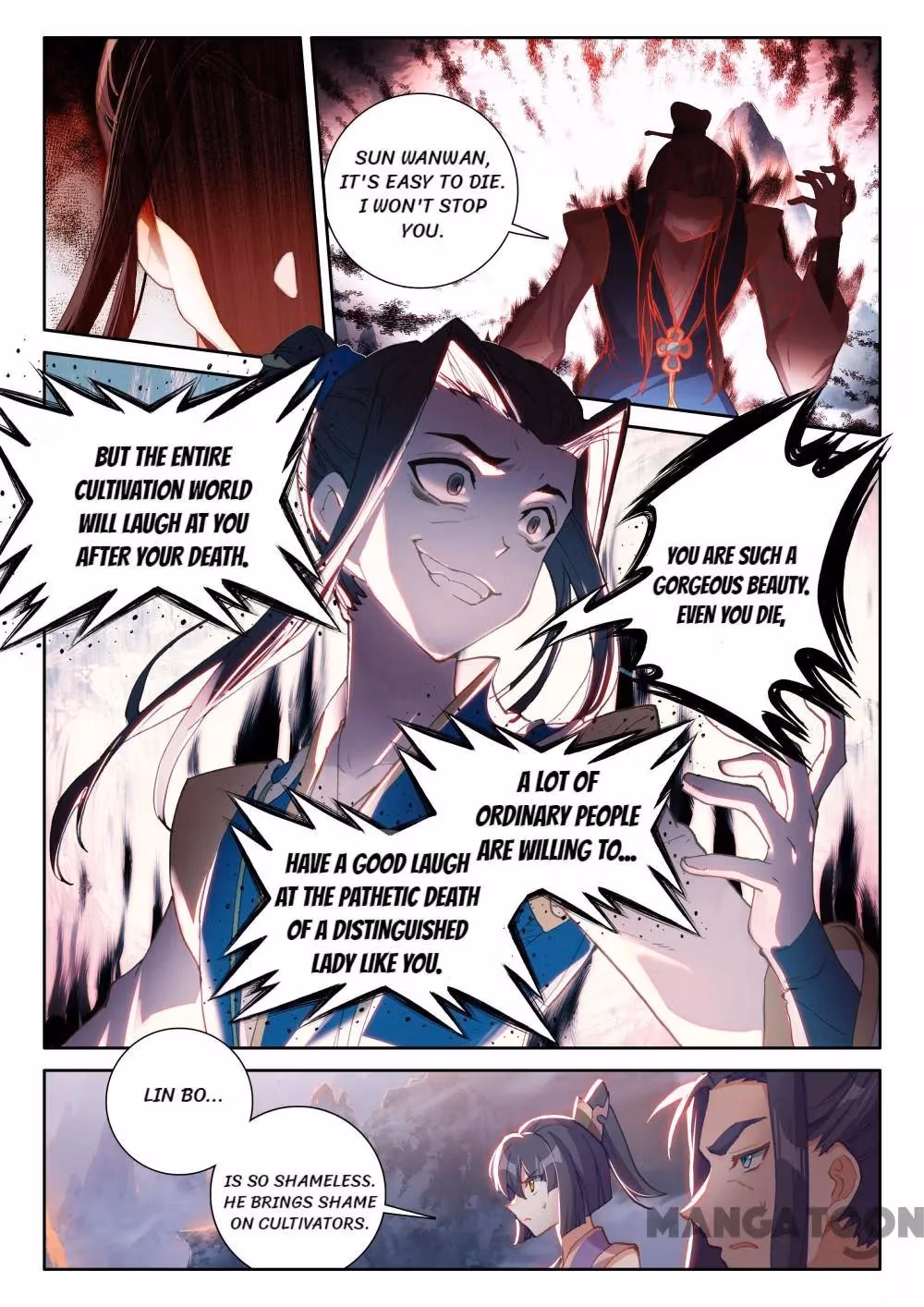 Read The Divine Punished One chapter 284 image 4 on Lezhin
