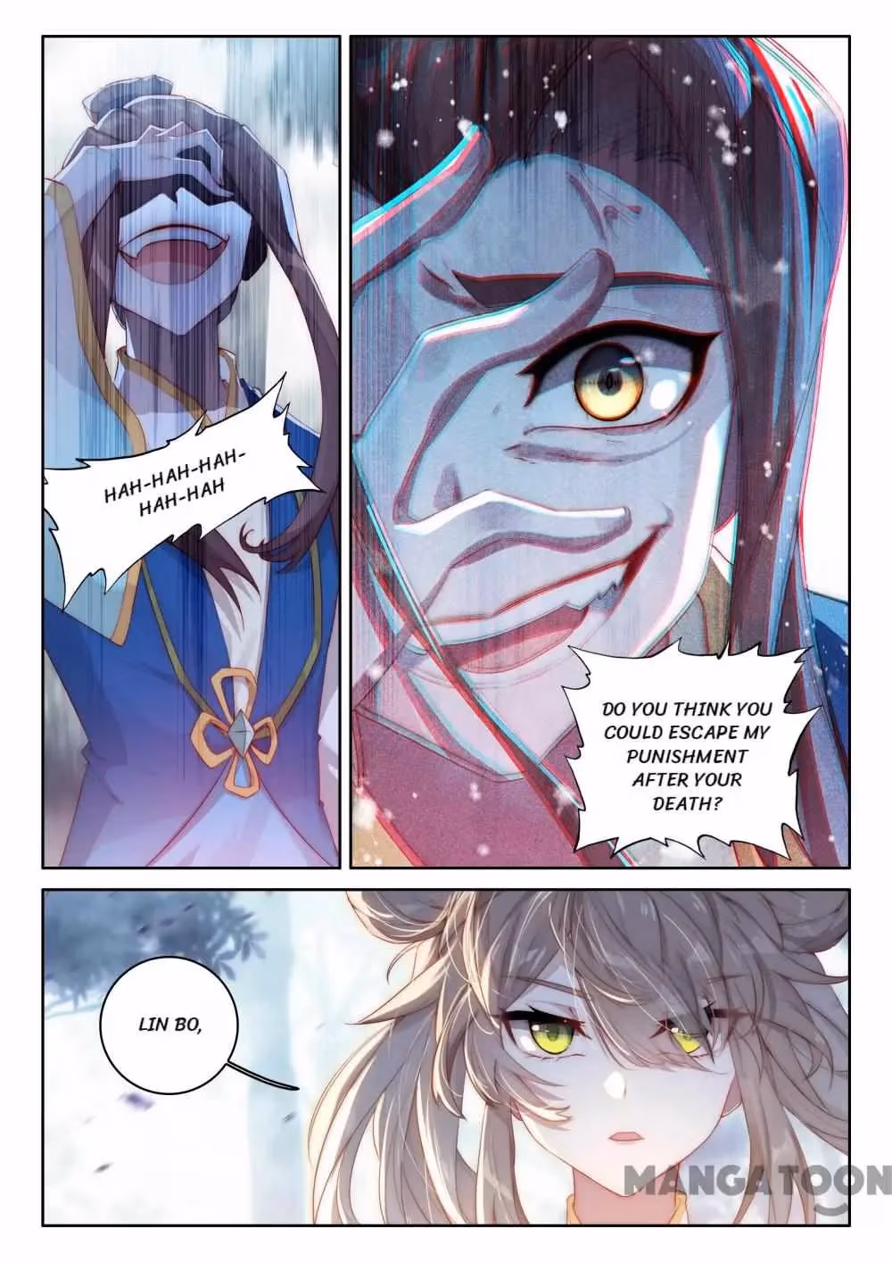 Read The Divine Punished One chapter 288 image 1 on Lezhin