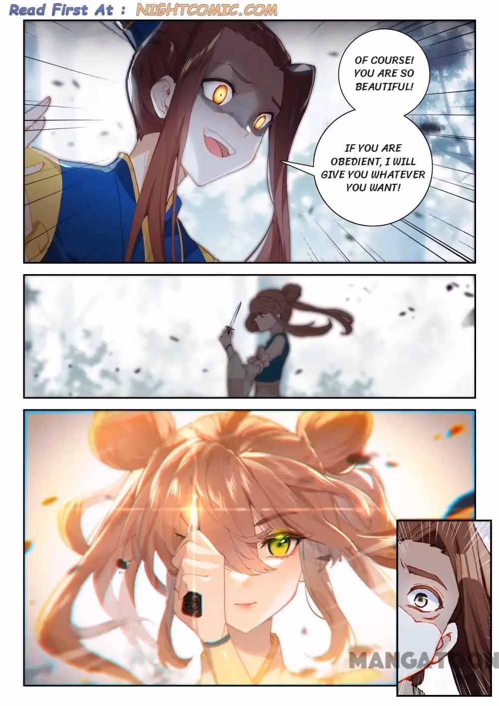 Read The Divine Punished One chapter 288 image 3 on Lezhin