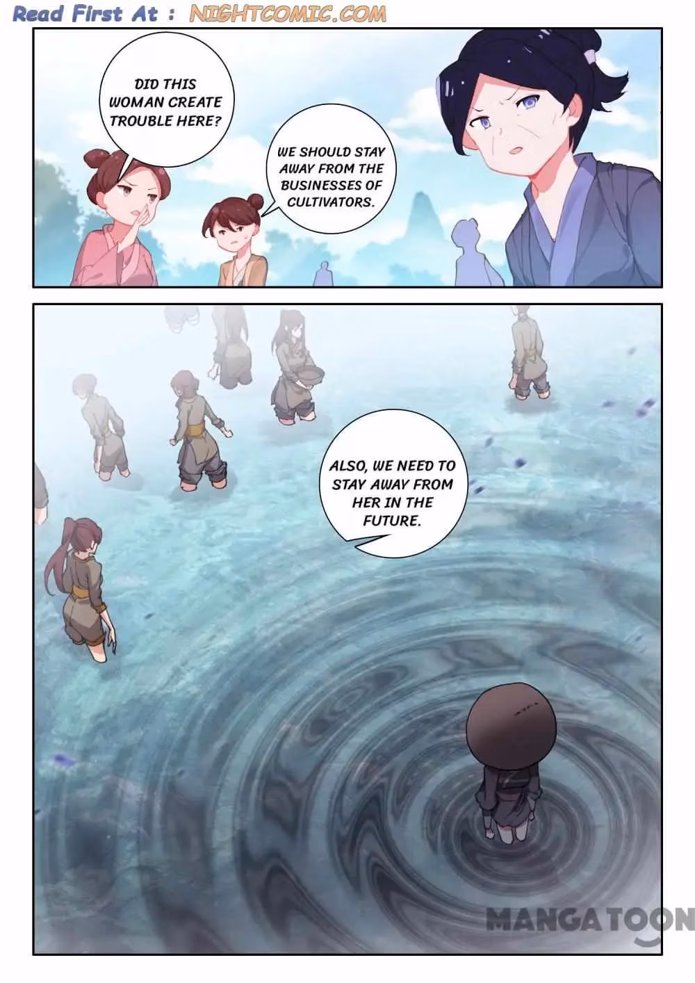 Read The Divine Punished One chapter 292 image 6 on Lezhin