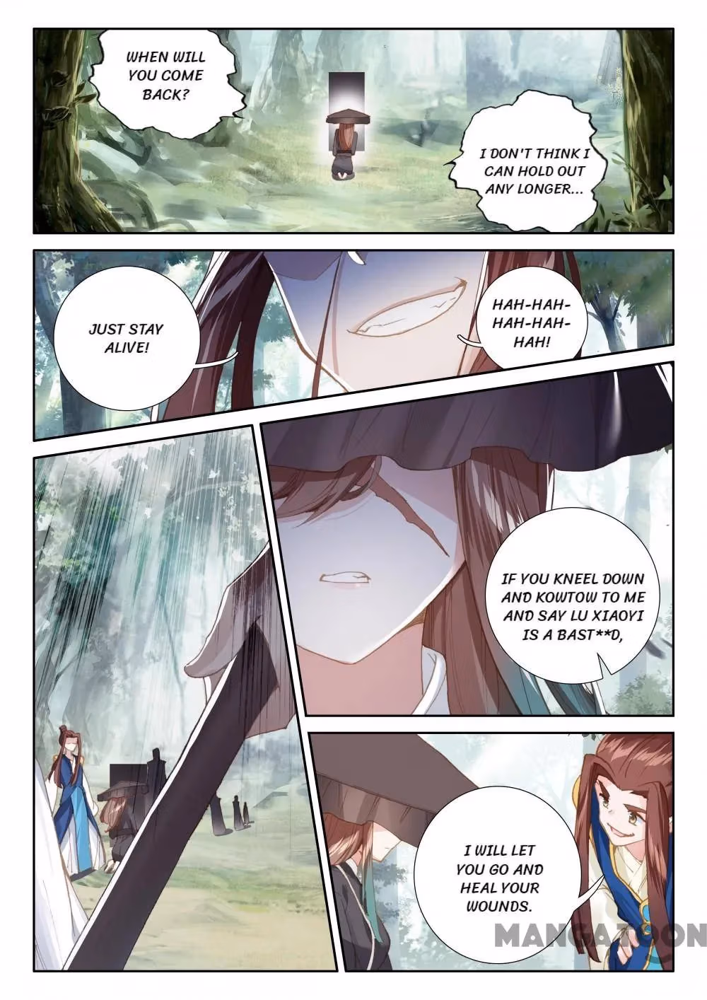 Read The Divine Punished One chapter 294 image 1 on Lezhin