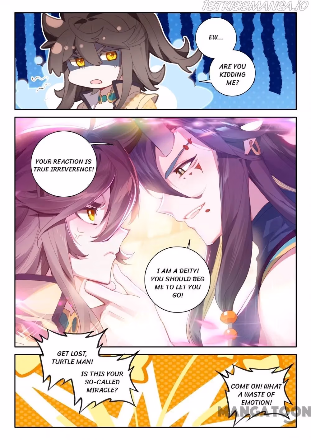 Read The Divine Punished One chapter 295 image 1 on Lezhin