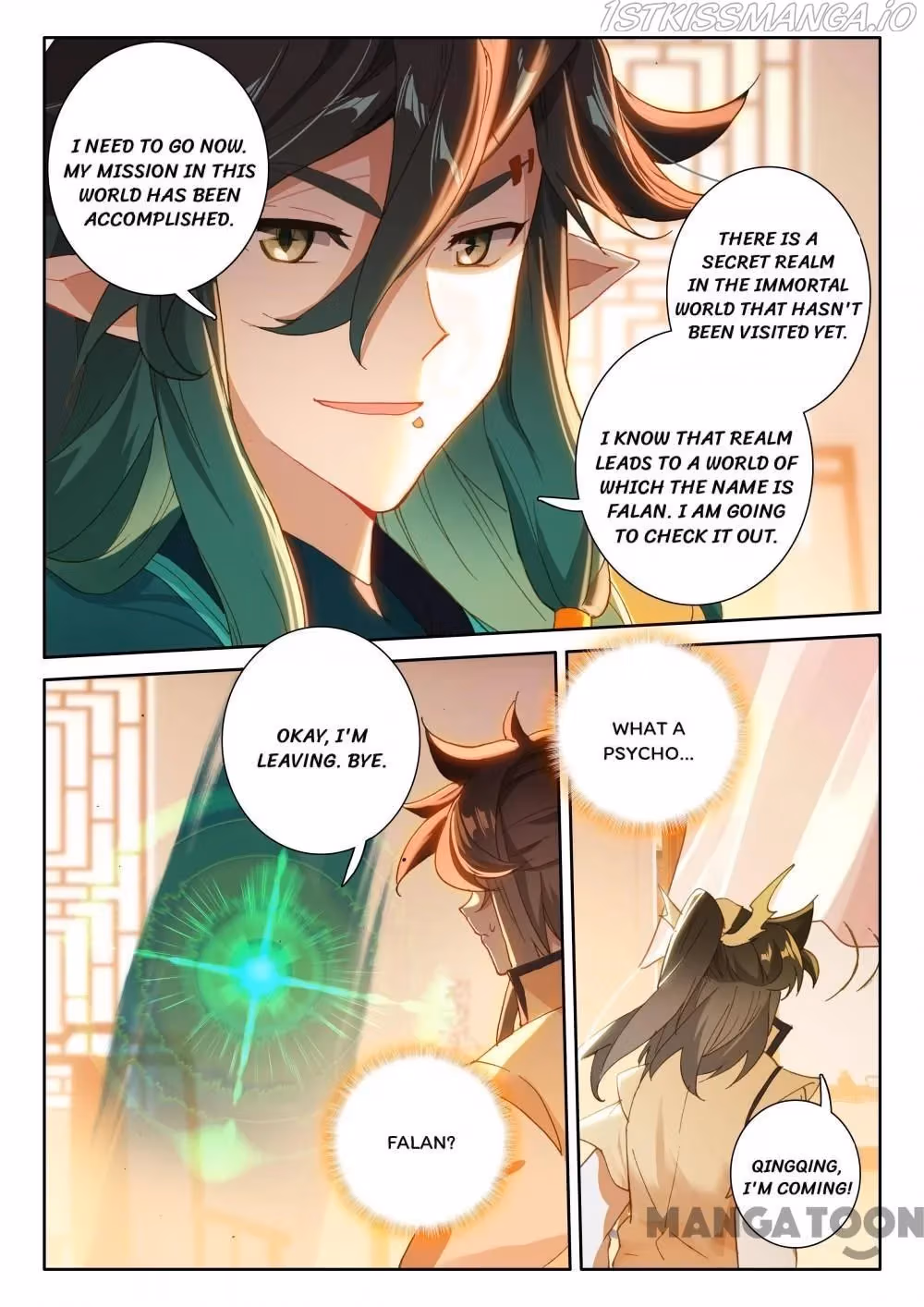 Read The Divine Punished One chapter 299 image 10 on Lezhin