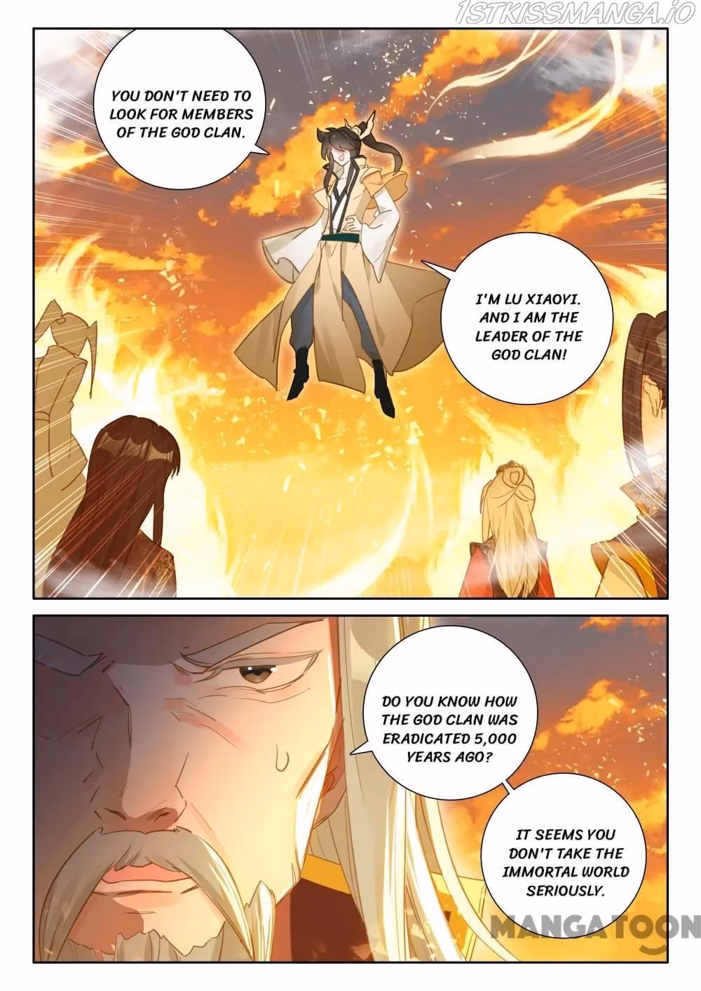 Read The Divine Punished One chapter 299 image 3 on Lezhin