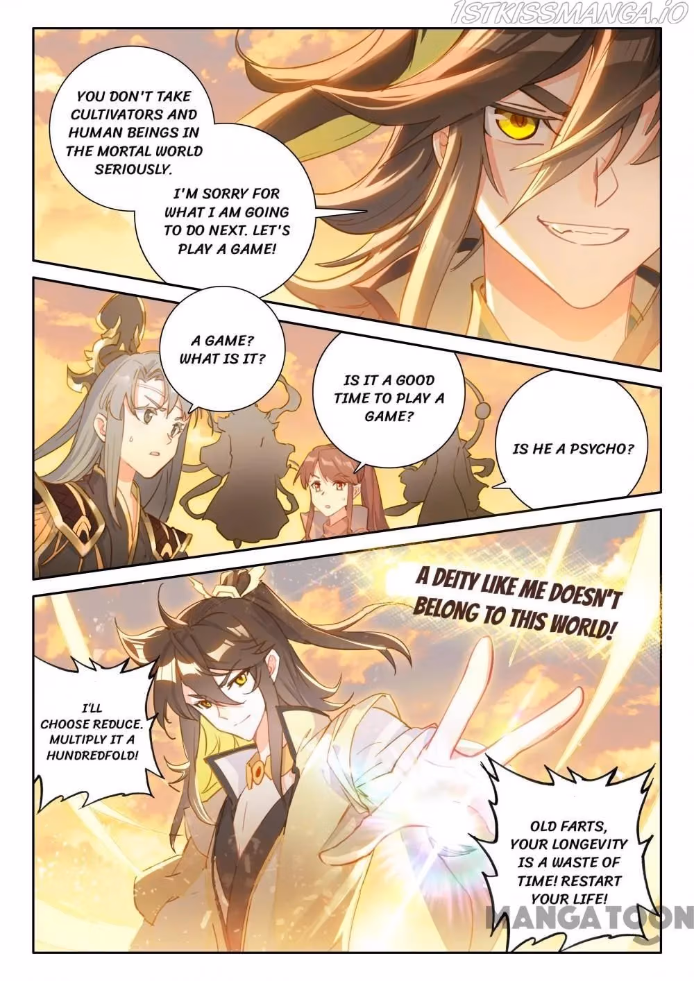 Read The Divine Punished One chapter 299 image 4 on Lezhin