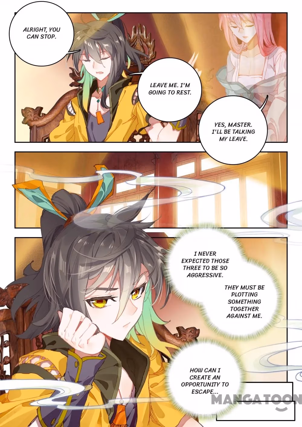 Read The Divine Punished One chapter 30 image 3 on Lezhin