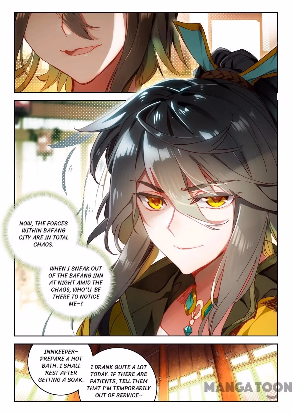 Read The Divine Punished One chapter 32 image 7 on Lezhin