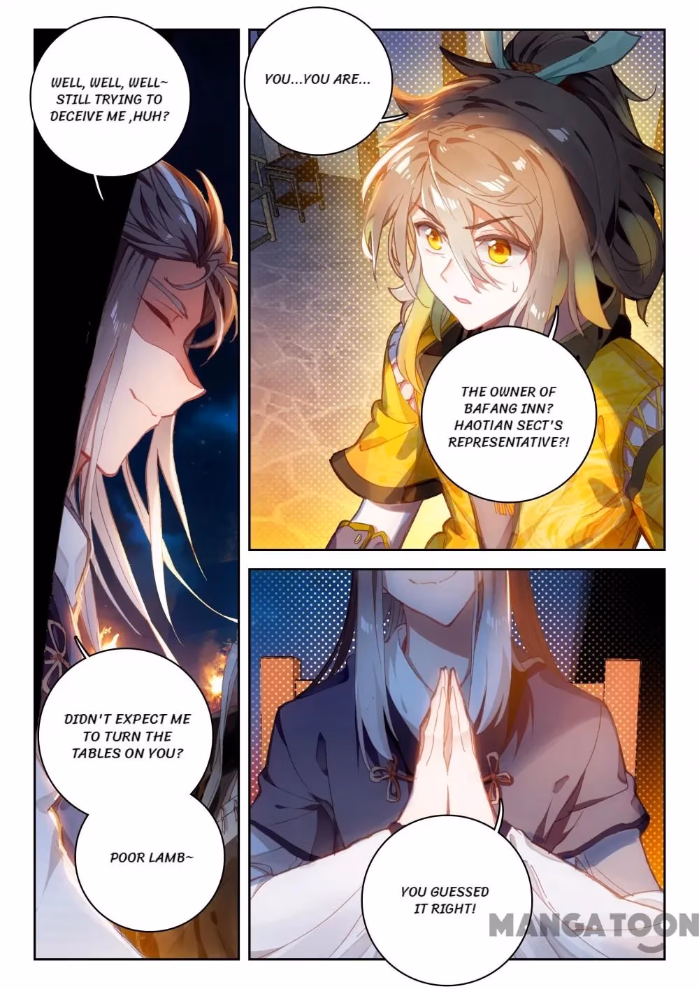 Read The Divine Punished One chapter 34 image 3 on Lezhin