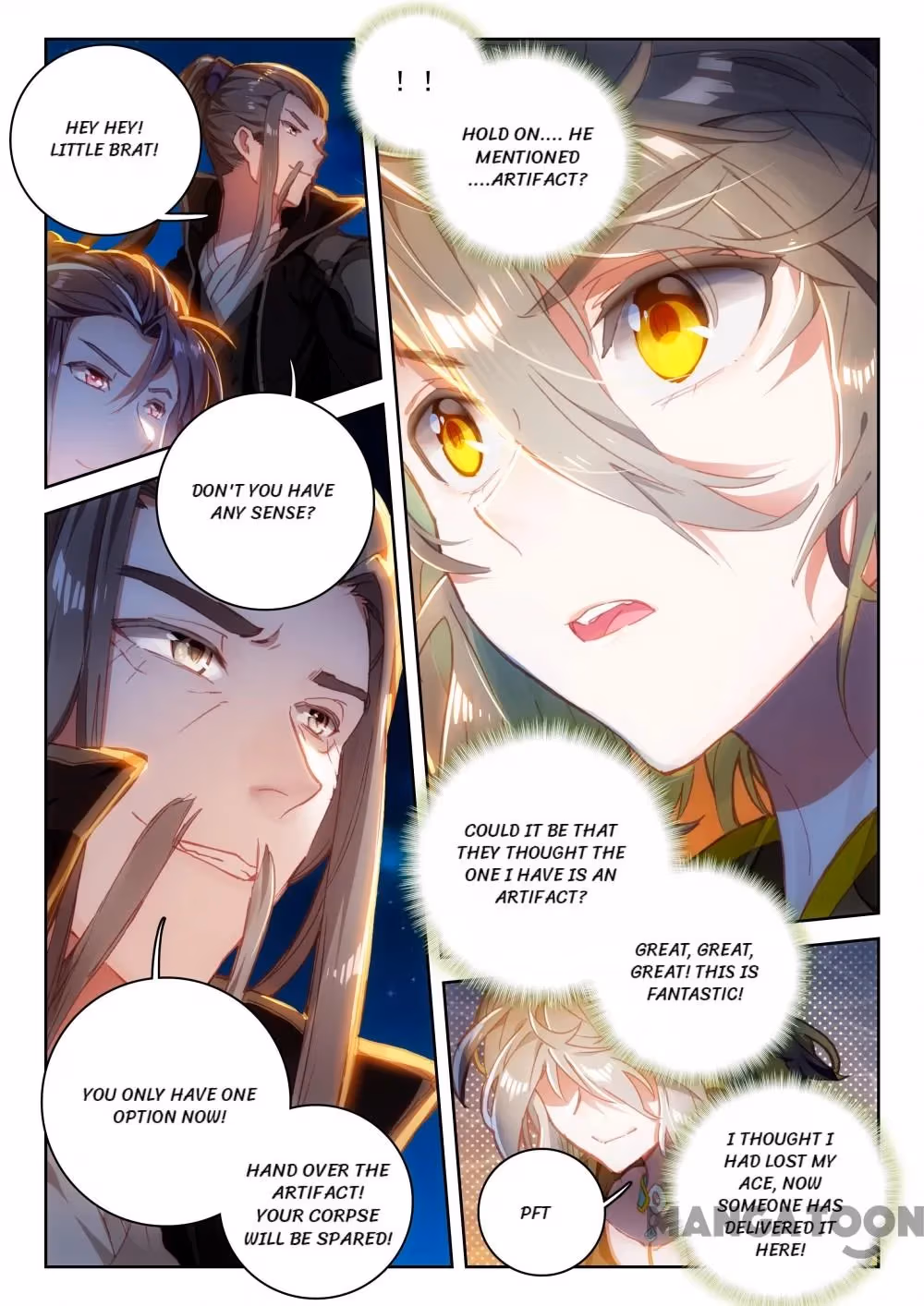 Read The Divine Punished One chapter 34 image 6 on Lezhin