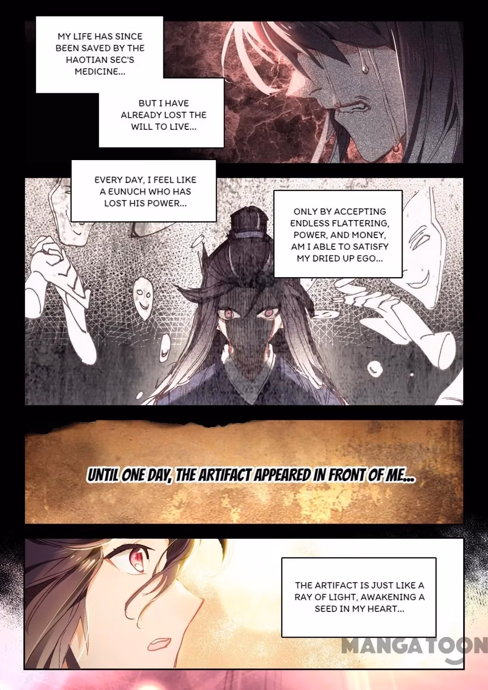 Read The Divine Punished One chapter 36 image 2 on Lezhin