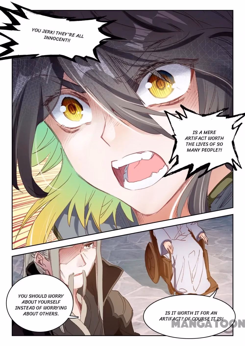 Read The Divine Punished One chapter 38 image 0 on Lezhin