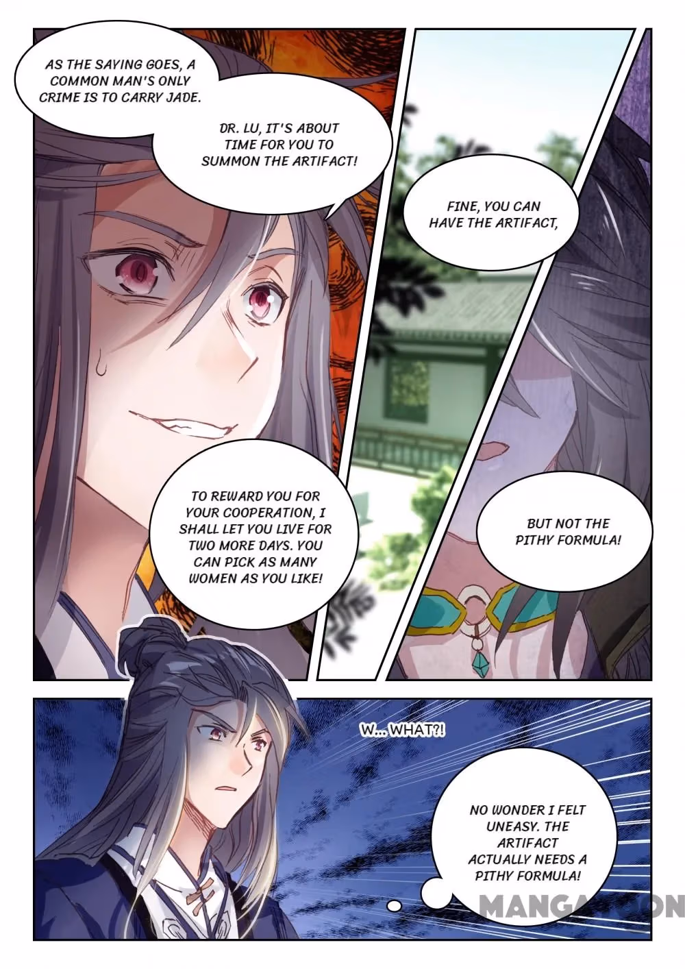 Read The Divine Punished One chapter 38 image 1 on Lezhin