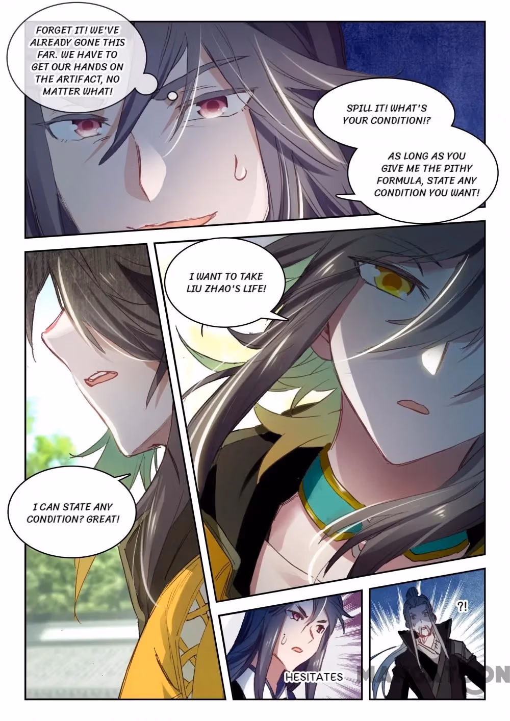 Read The Divine Punished One chapter 38 image 2 on Lezhin