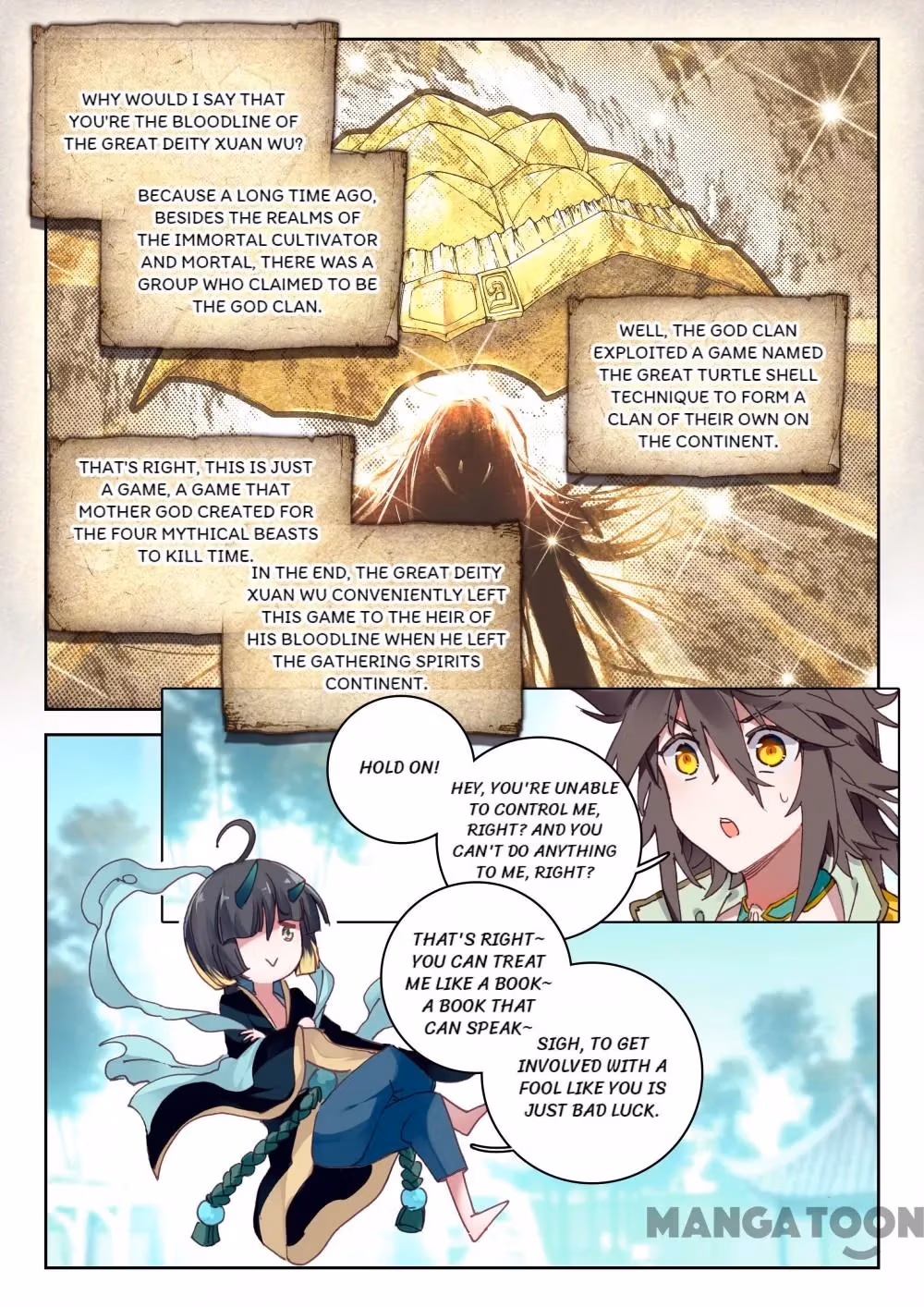 Read The Divine Punished One chapter 41 image 5 on Lezhin