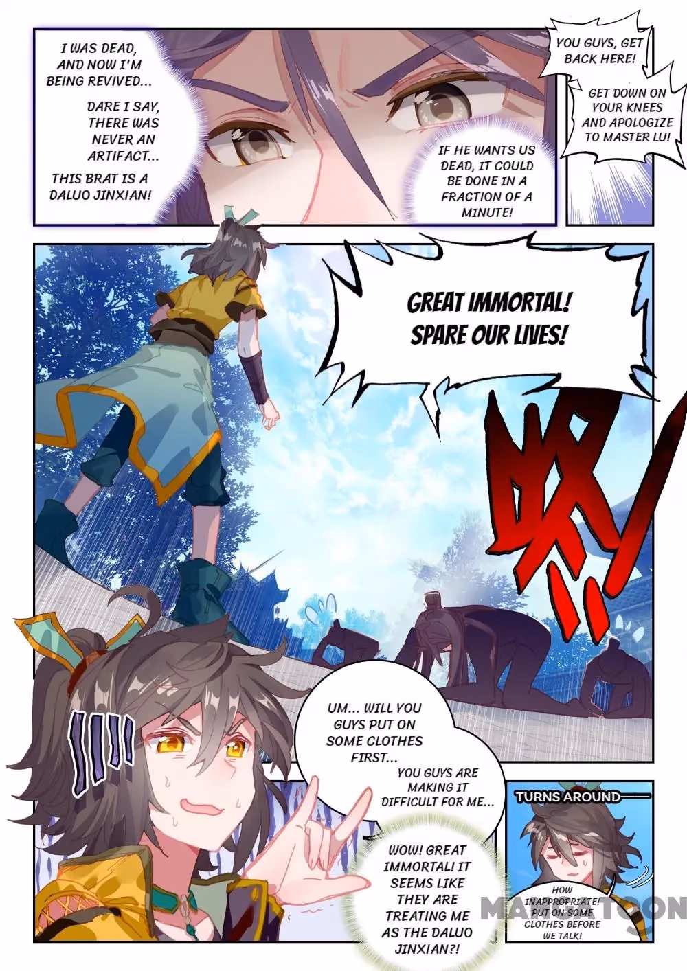 Read The Divine Punished One chapter 42 image 5 on Lezhin