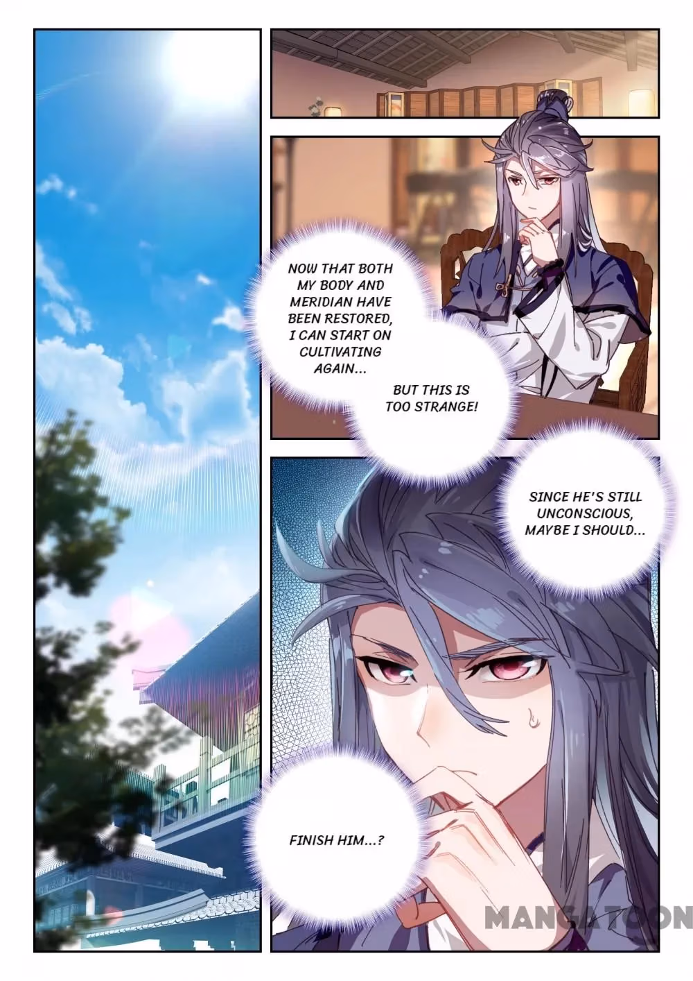 Read The Divine Punished One chapter 43 image 1 on Lezhin