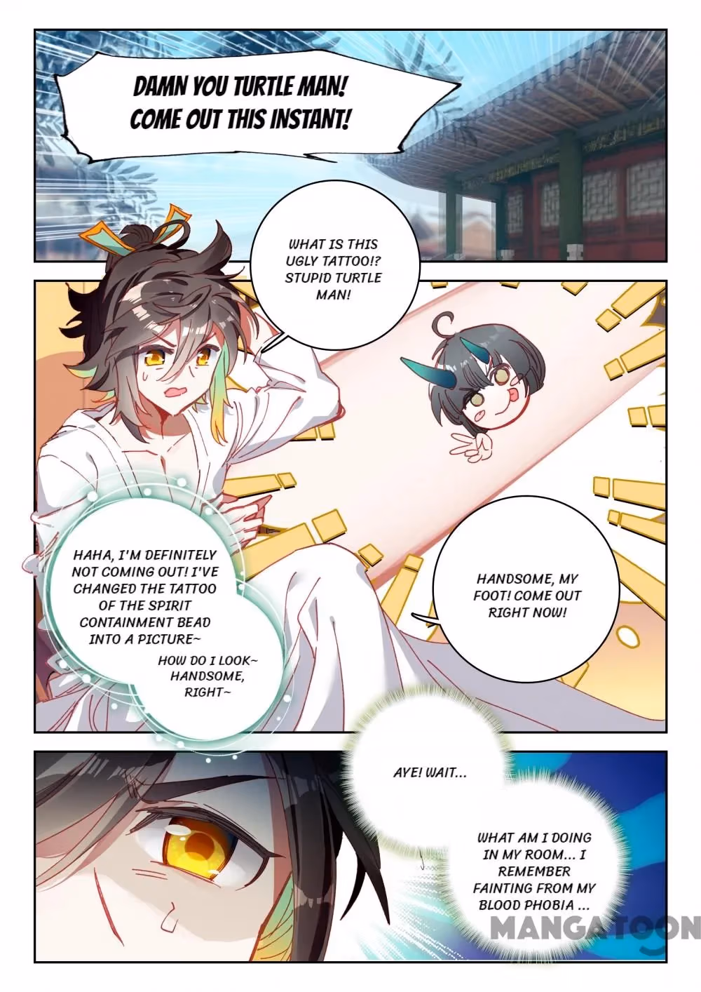 Read The Divine Punished One chapter 43 image 4 on Lezhin
