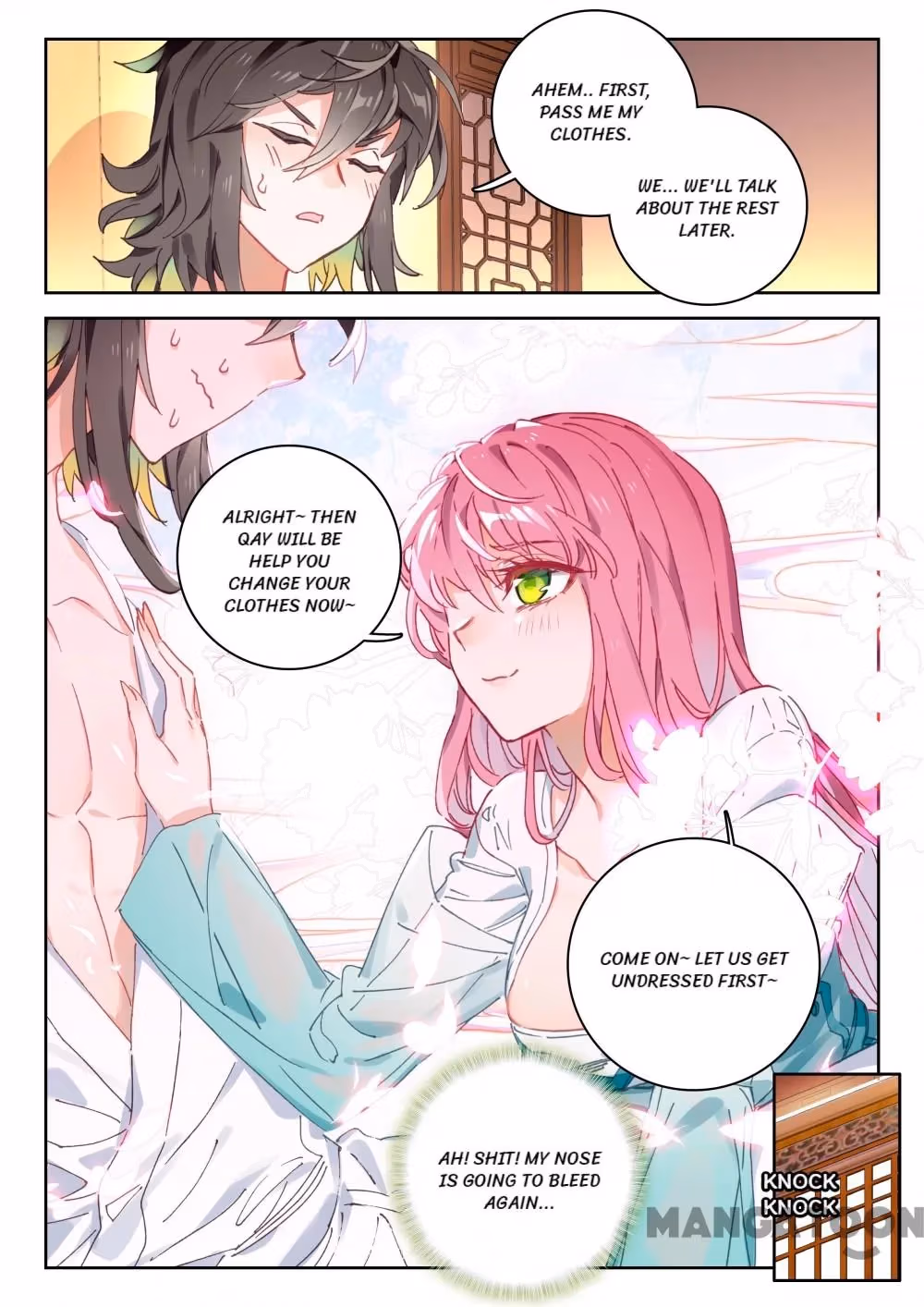 Read The Divine Punished One chapter 43 image 7 on Lezhin
