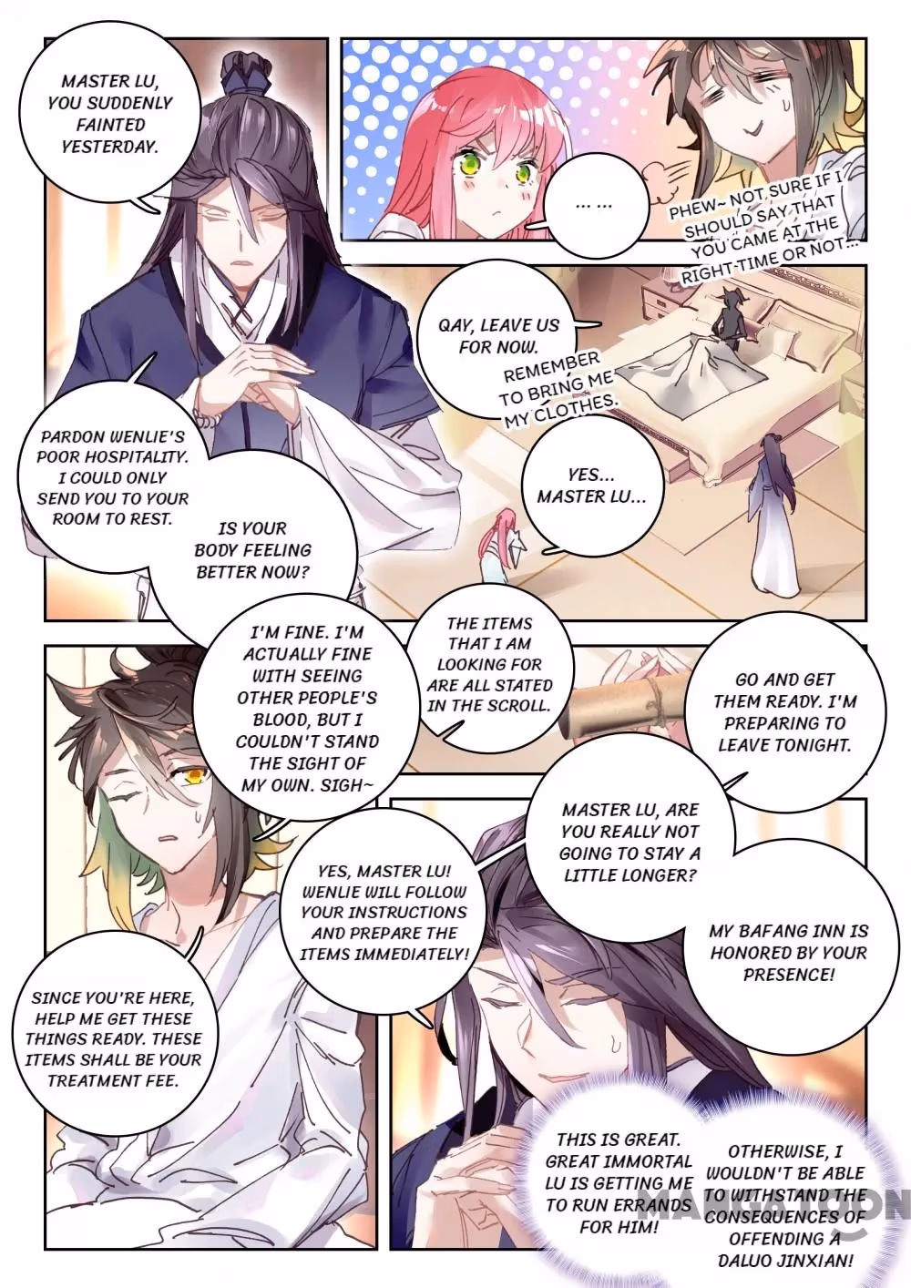 Read The Divine Punished One chapter 44 image 0 on Lezhin