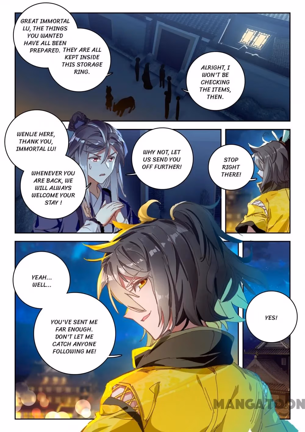 Read The Divine Punished One chapter 44 image 2 on Lezhin