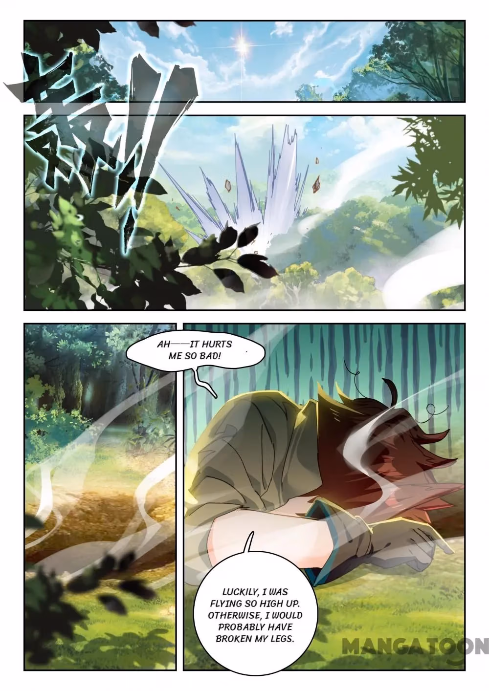 Read The Divine Punished One chapter 45 image 1 on Lezhin