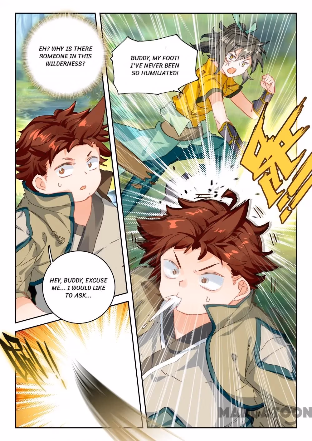 Read The Divine Punished One chapter 45 image 3 on Lezhin