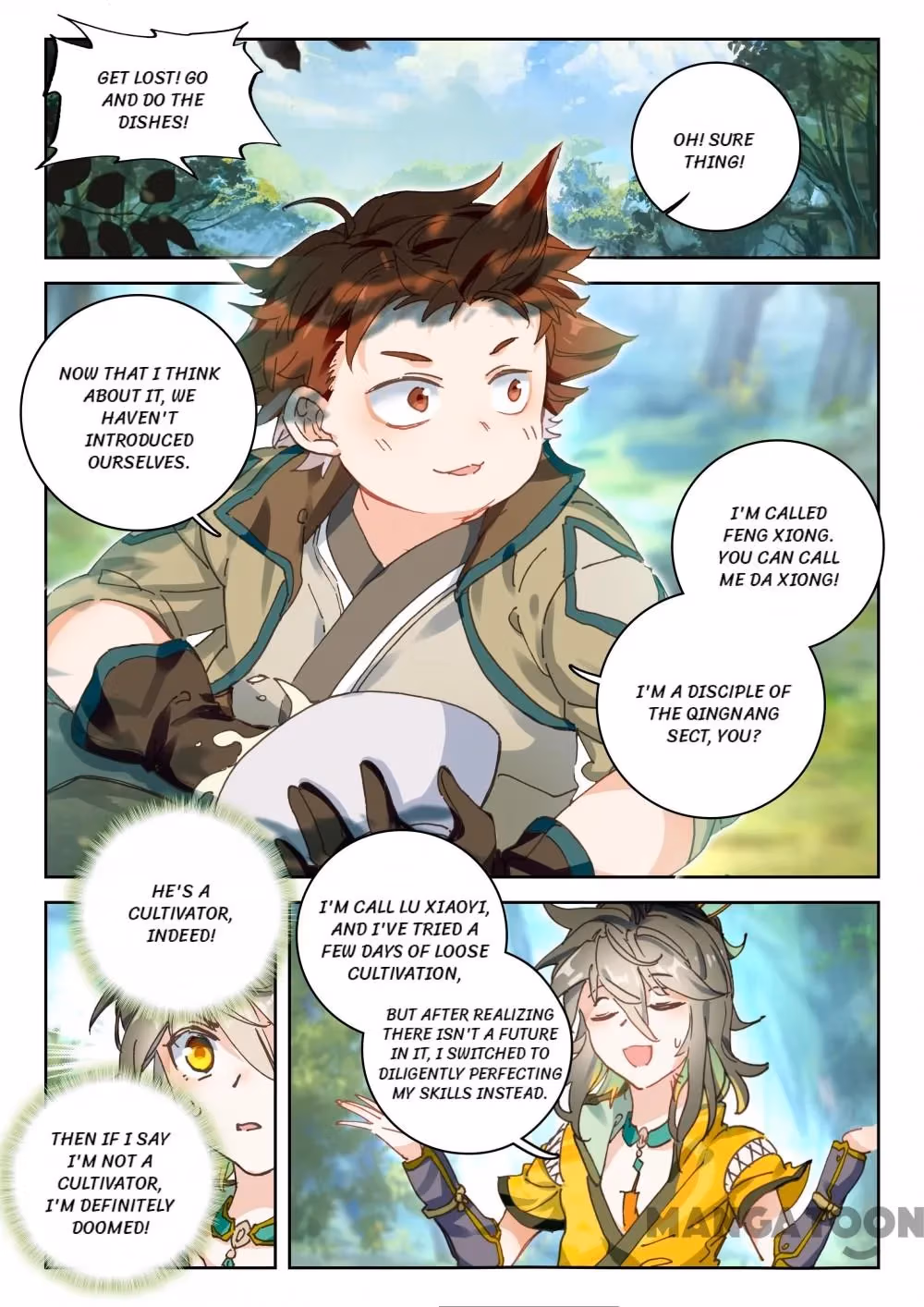 Read The Divine Punished One chapter 46 image 1 on Lezhin