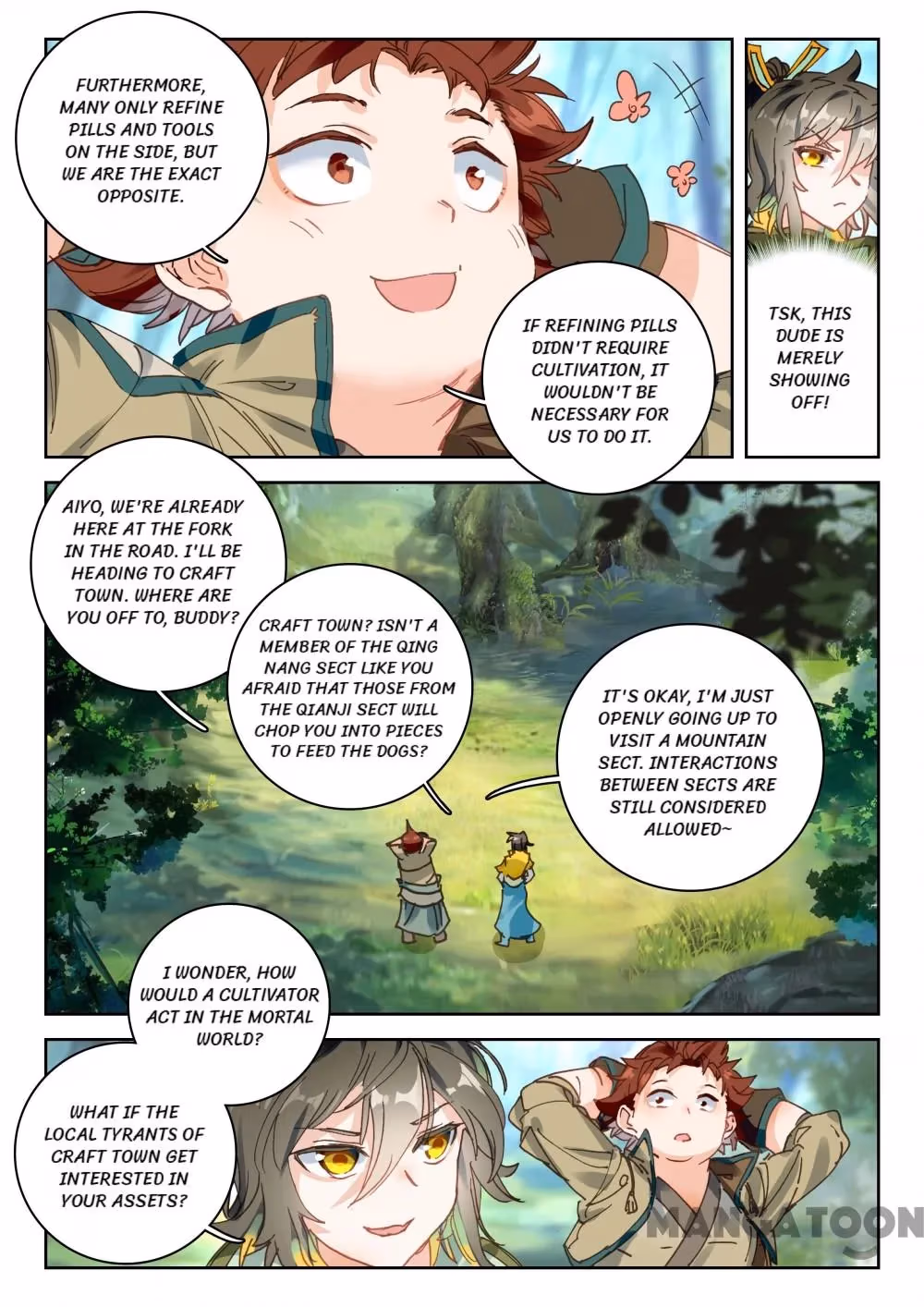 Read The Divine Punished One chapter 46 image 3 on Lezhin