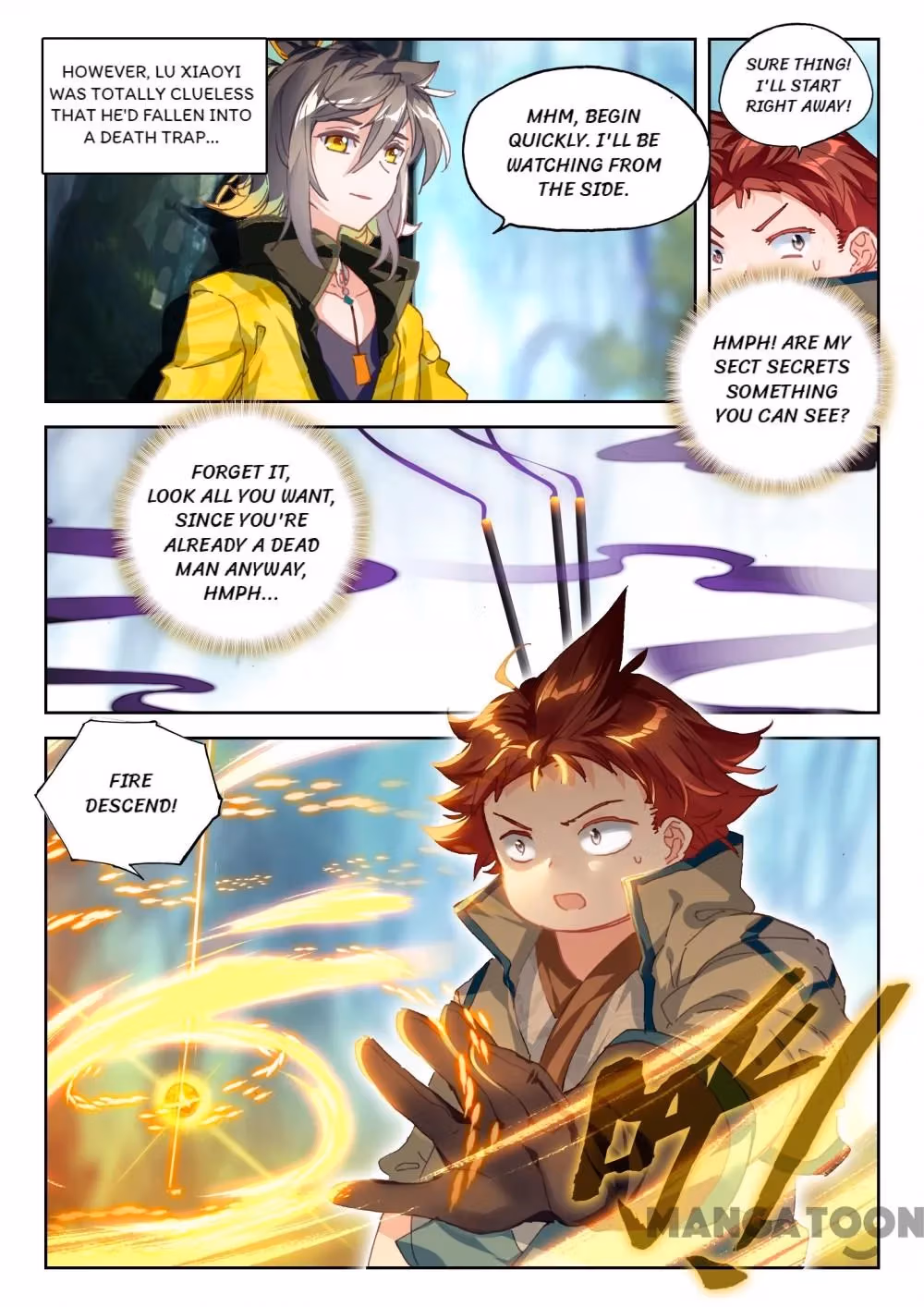 Read The Divine Punished One chapter 48 image 1 on Lezhin