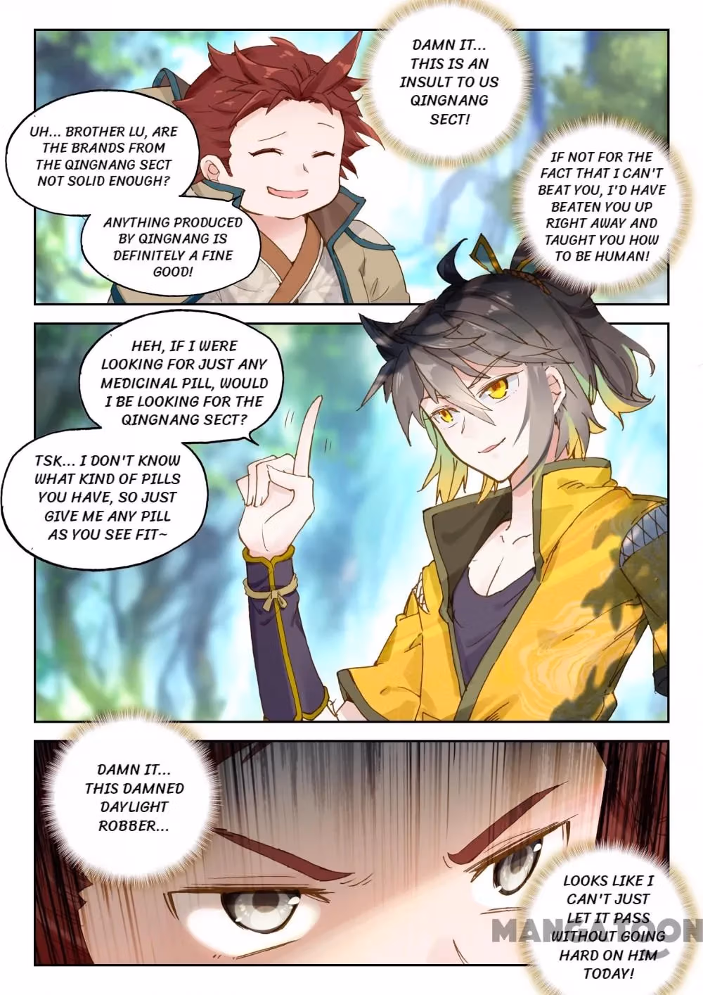Read The Divine Punished One chapter 48 image 5 on Lezhin