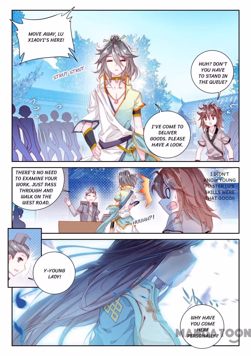 Read The Divine Punished One chapter 5 image 3 on Lezhin