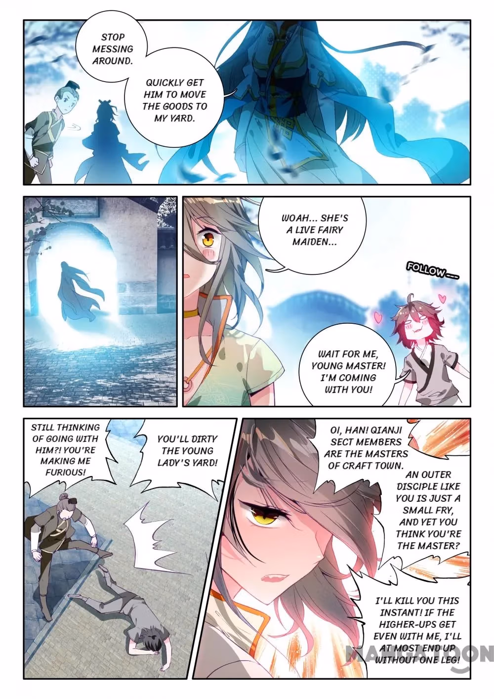 Read The Divine Punished One chapter 5 image 7 on Lezhin