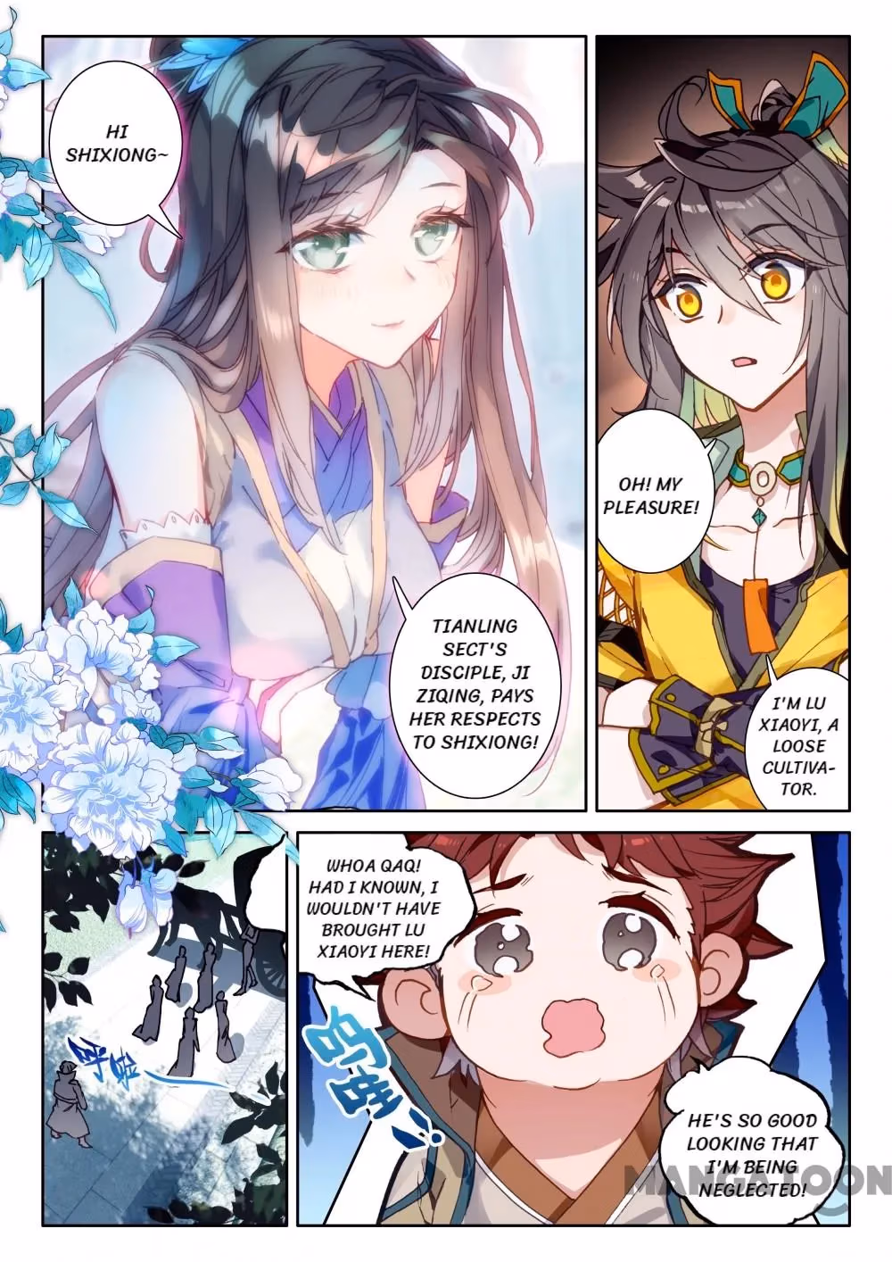 Read The Divine Punished One chapter 51 image 0 on Lezhin