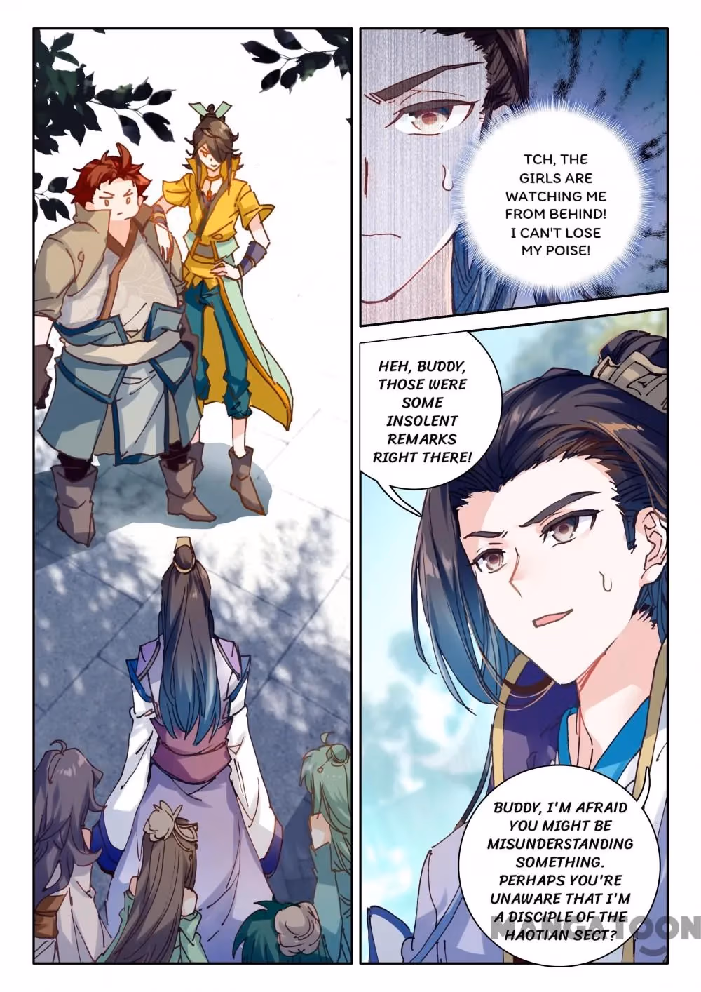 Read The Divine Punished One chapter 52 image 5 on Lezhin