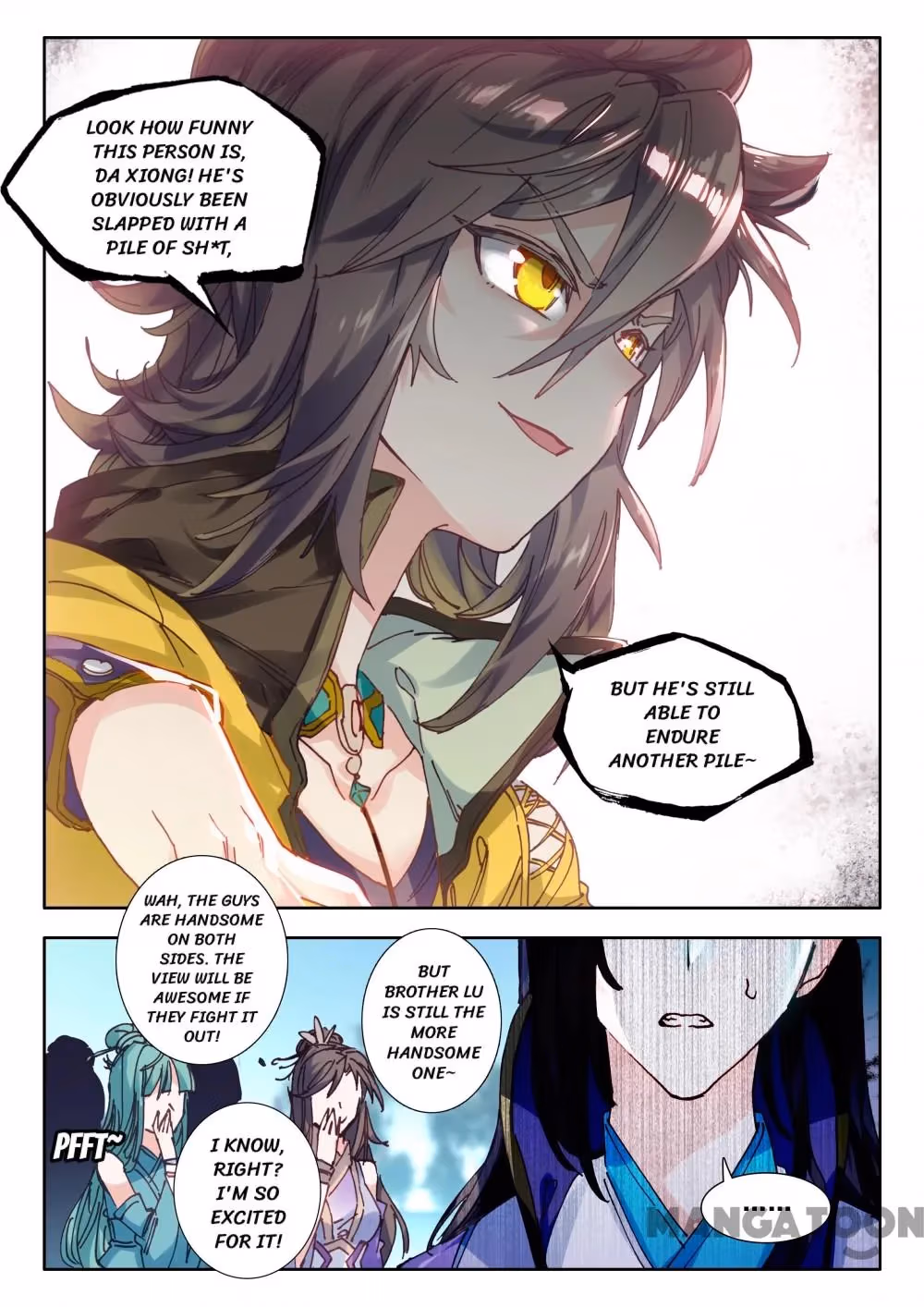 Read The Divine Punished One chapter 52 image 6 on Lezhin