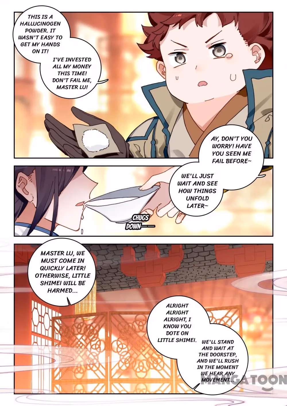 Read The Divine Punished One chapter 55 image 5 on Lezhin