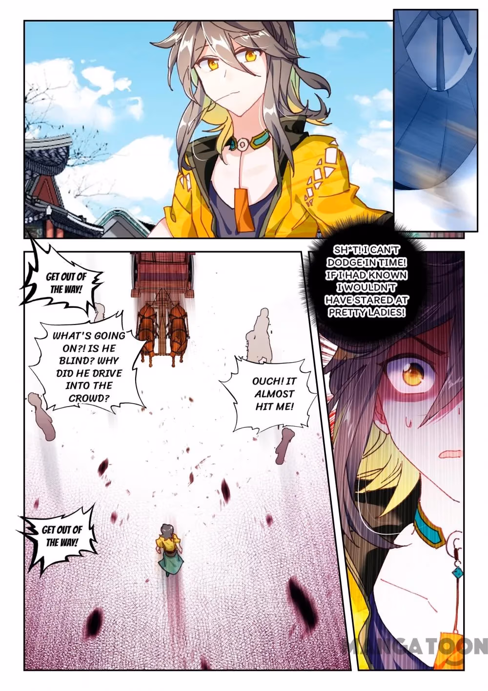 Read The Divine Punished One chapter 56 image 7 on Lezhin