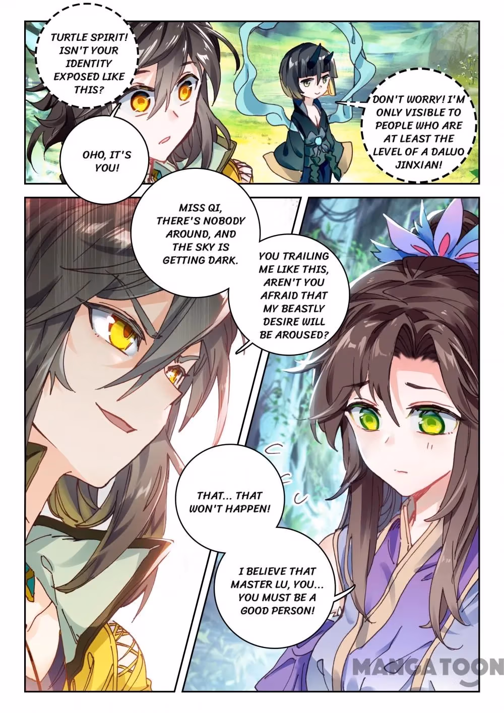 Read The Divine Punished One chapter 59 image 4 on Lezhin