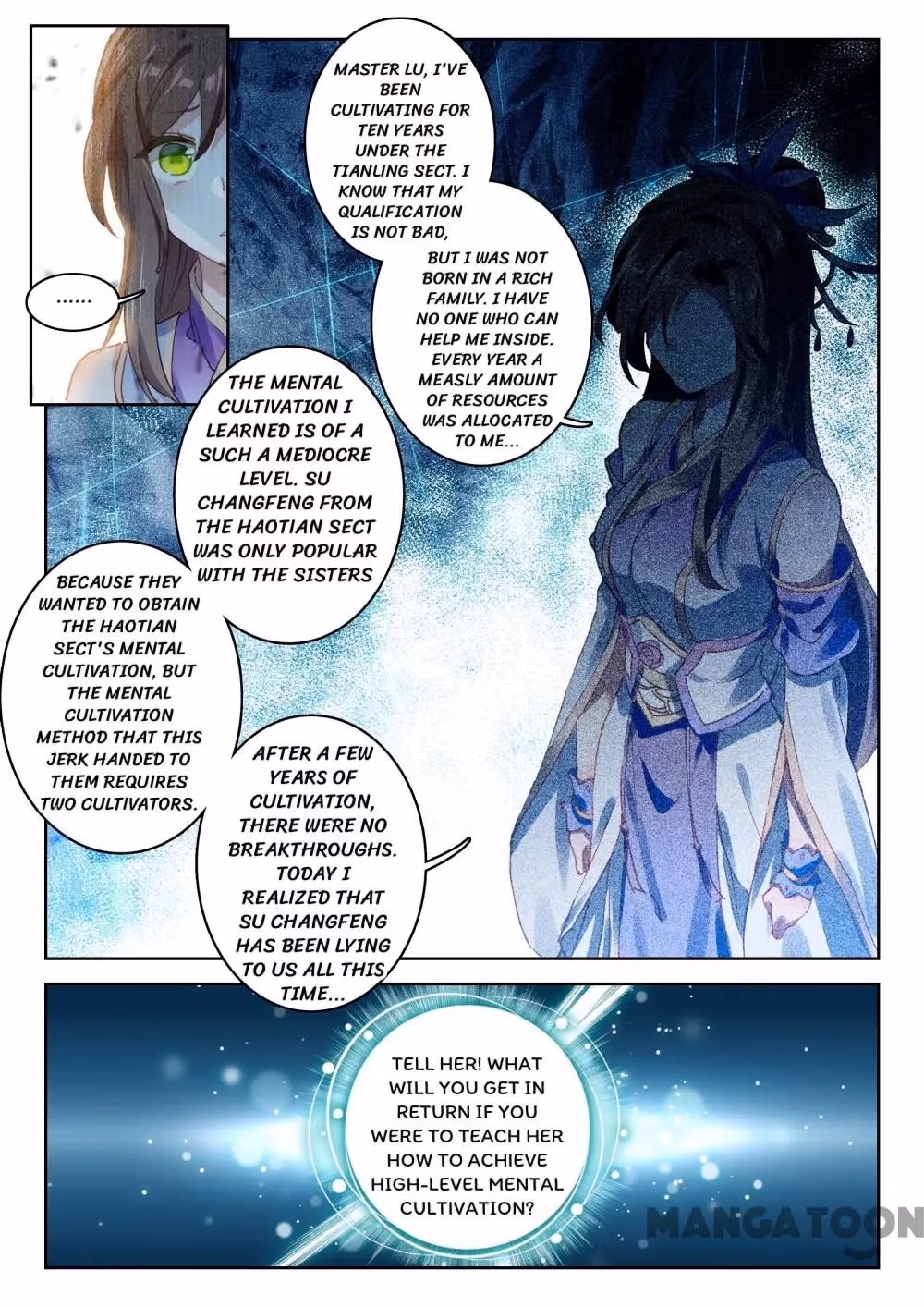 Read The Divine Punished One chapter 60 image 6 on Lezhin