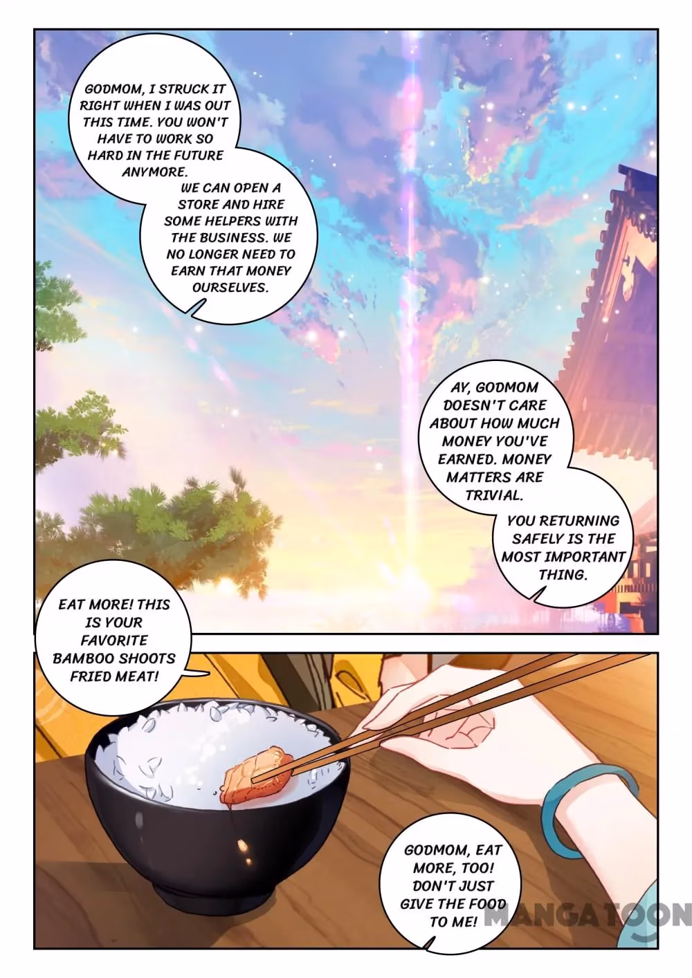 Read The Divine Punished One chapter 68 image 3 on Lezhin