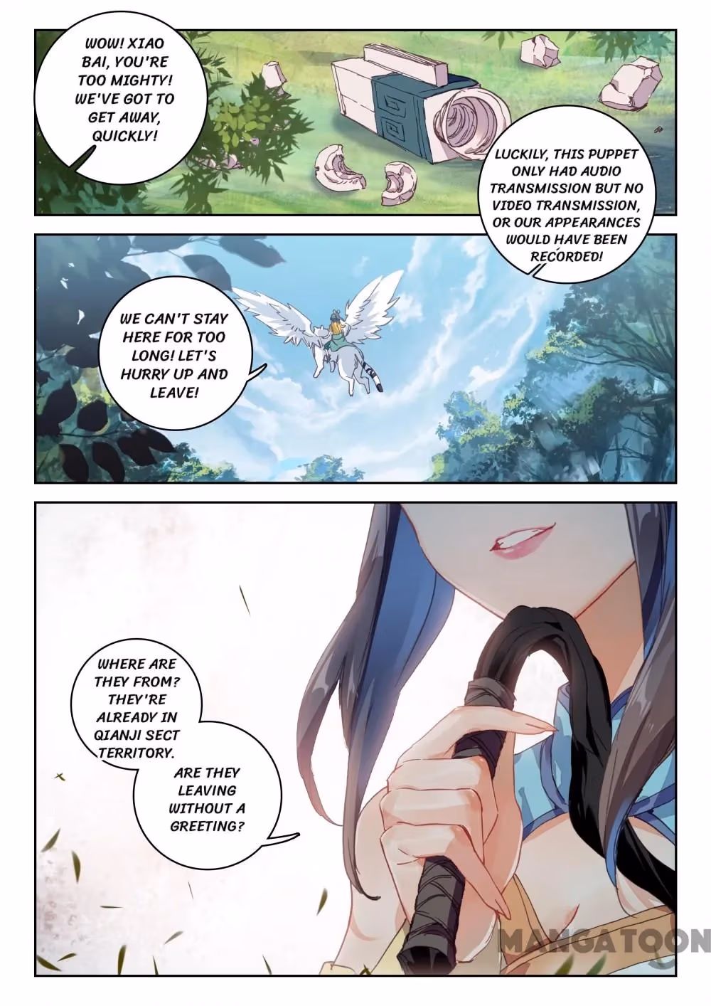 Read The Divine Punished One chapter 69 image 5 on Lezhin