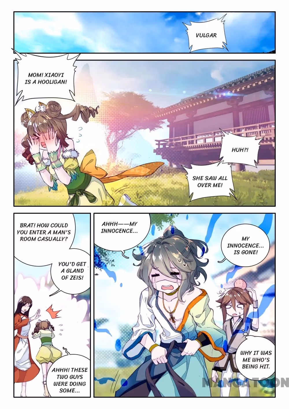 Read The Divine Punished One chapter 7 image 6 on Lezhin