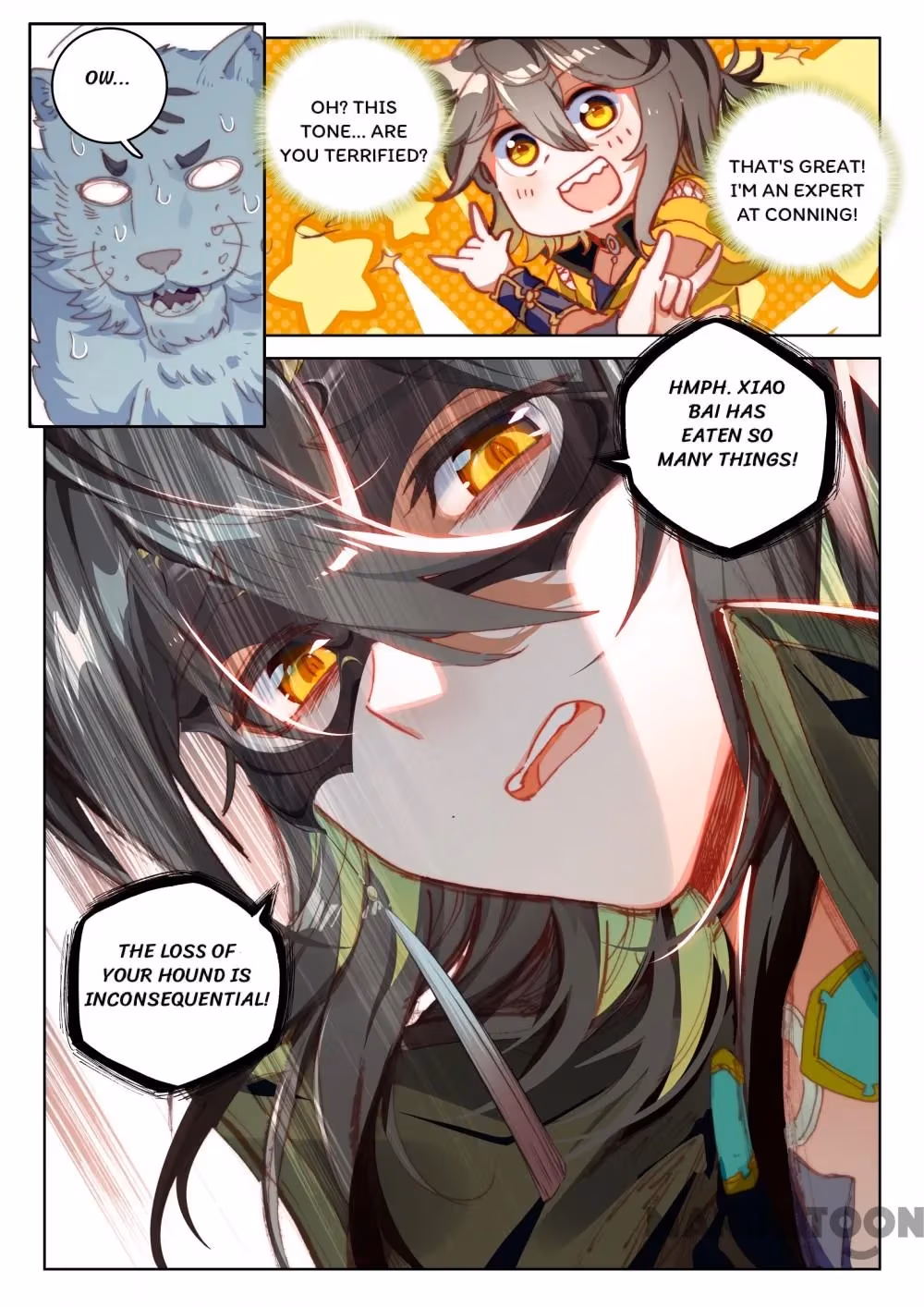 Read The Divine Punished One chapter 71 image 2 on Lezhin